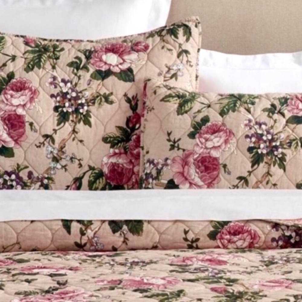 Pottery Barn Adelise Euro Pillow Sham Reversible Pillowcase New With Tag